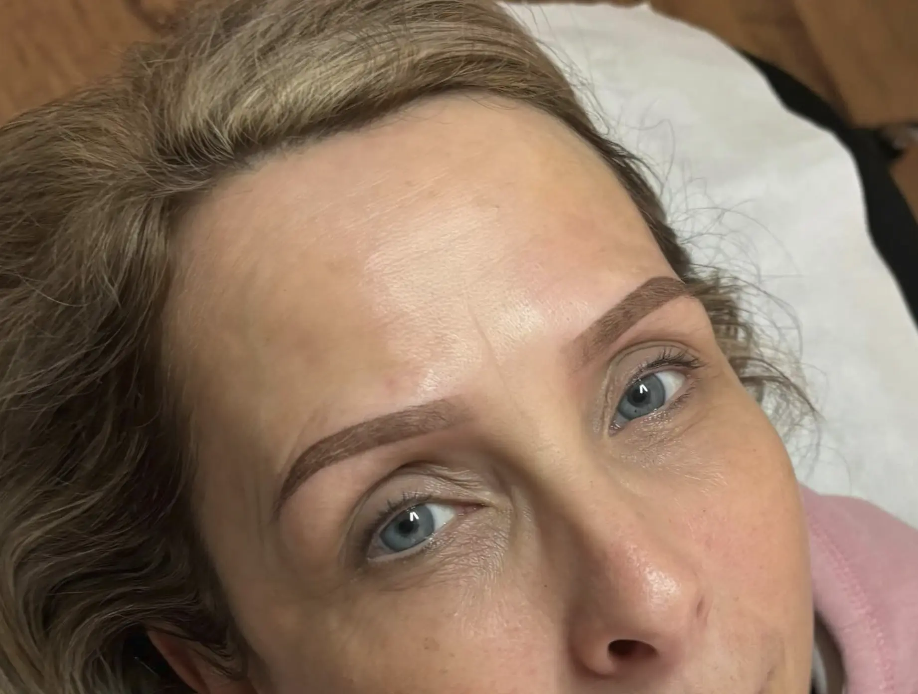 ombre brows transformation brisbane