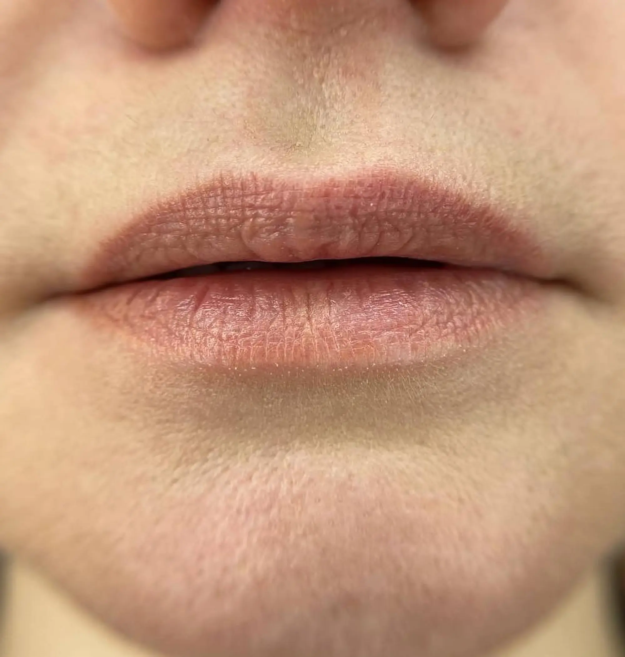 healing stages of lip blush tattoo