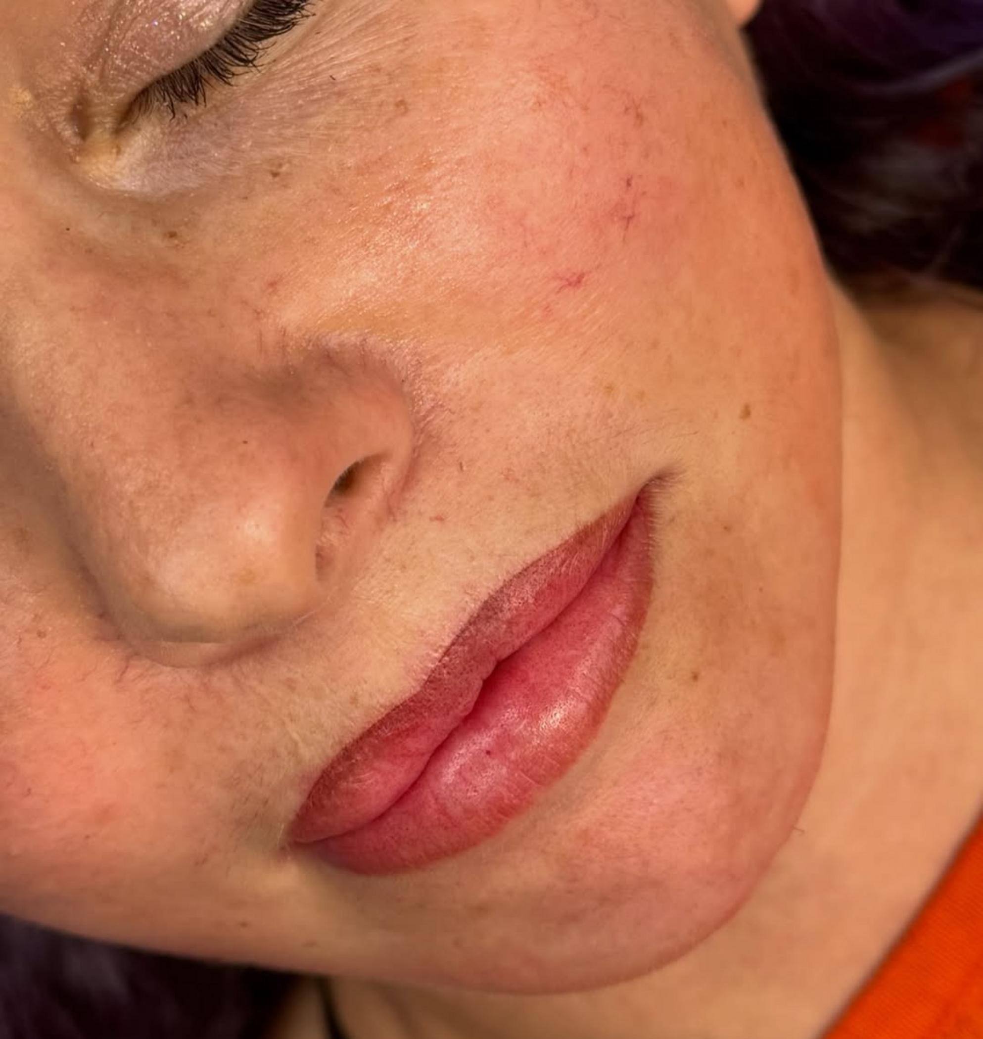 lip blush procedure step by step