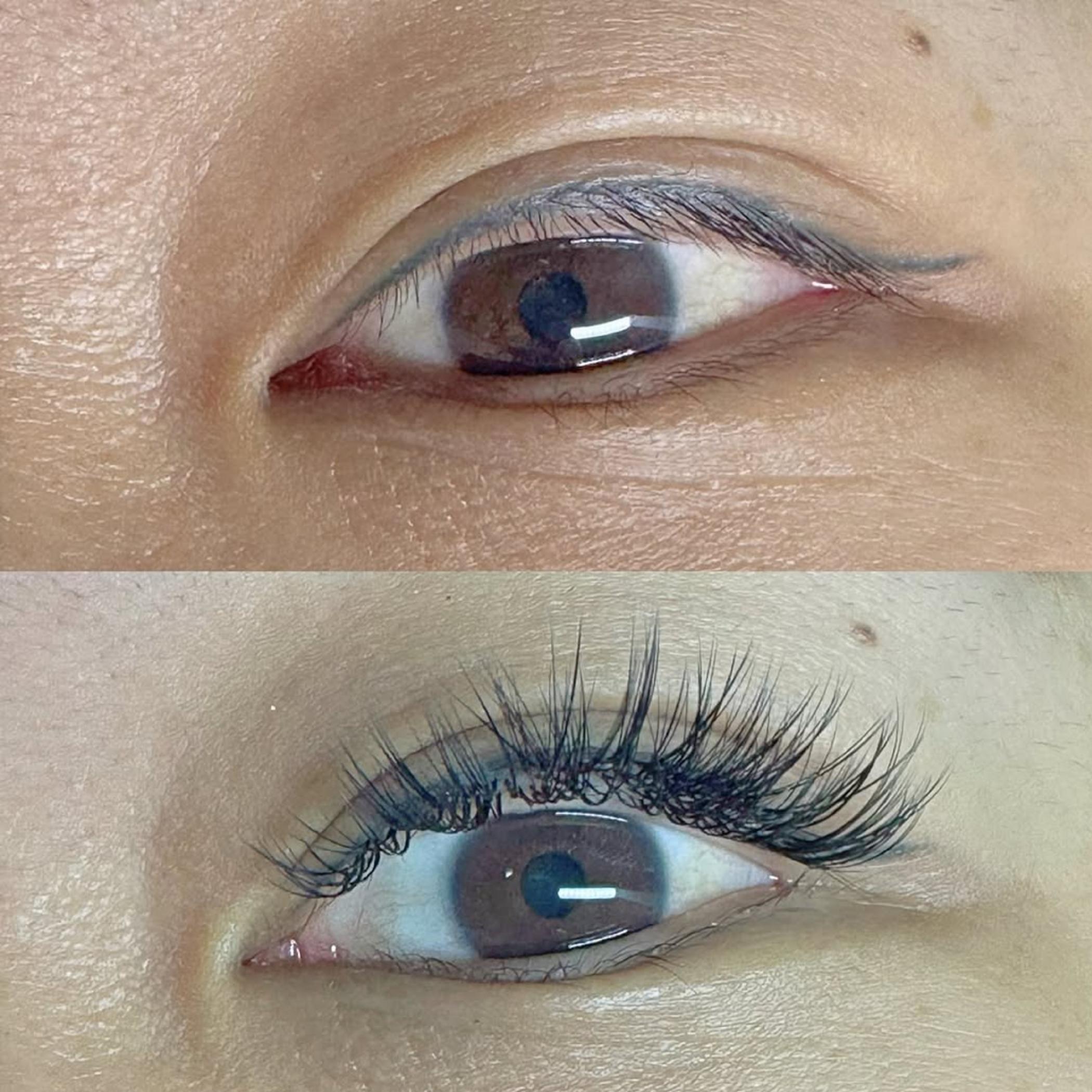 natural lip blush results after healing