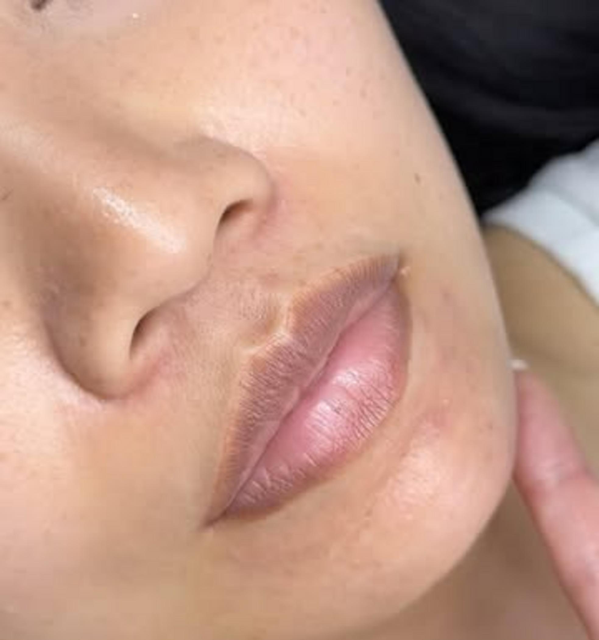 powder brow tattoo healing process