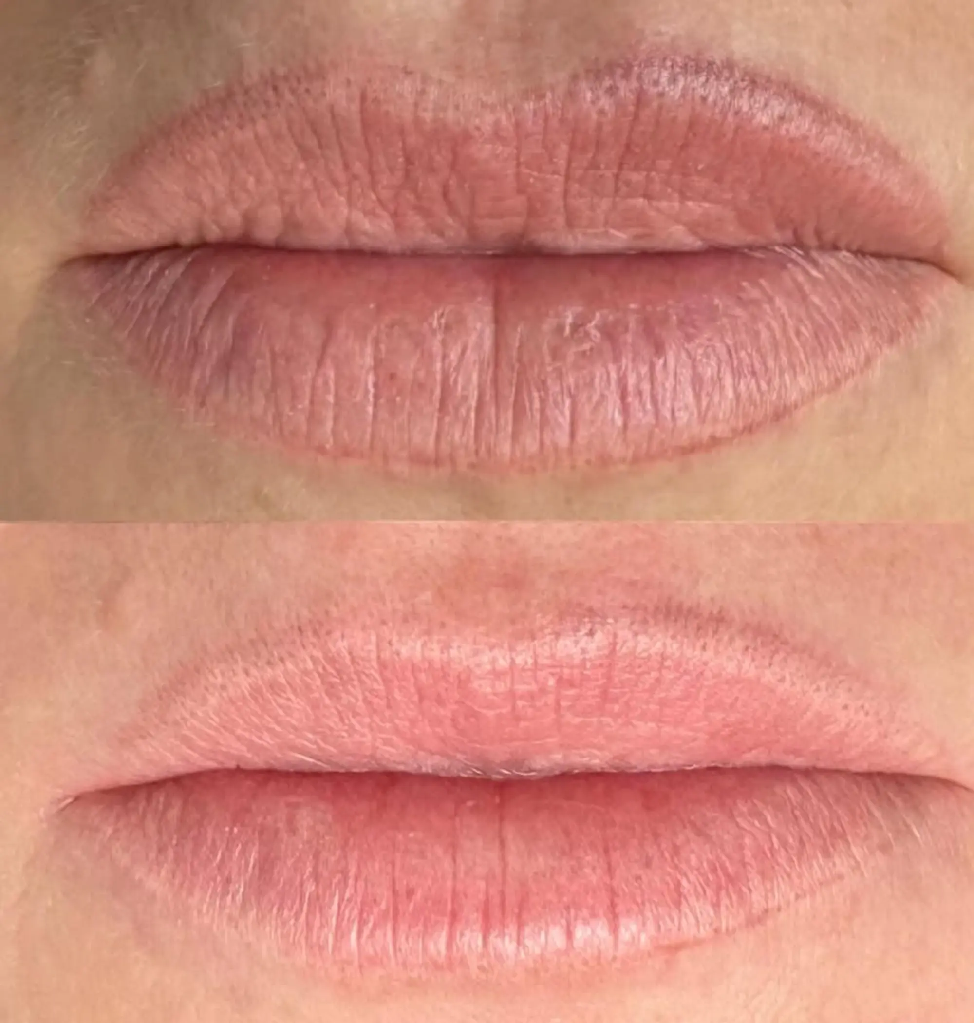 powder ombre lip tattoo technique